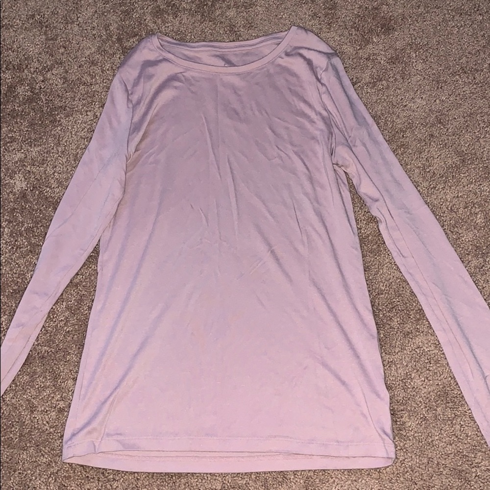 Pink long sleeve shirt